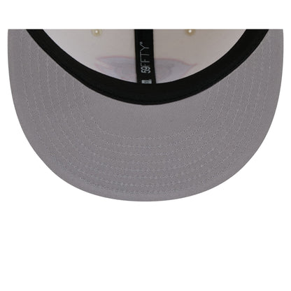Chicago Bears Deceptor Chrome White 59FIFTY Fitted Hat