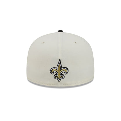 New Orleans Saints Deceptor Chrome White 59FIFTY Fitted Hat