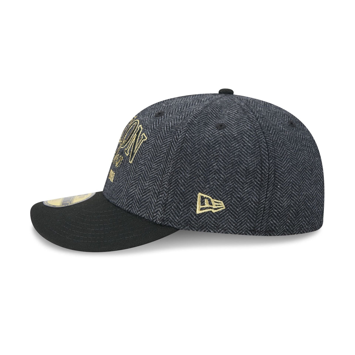 Boston Red Sox Black Faux Wool 59FIFTY Fitted Hat