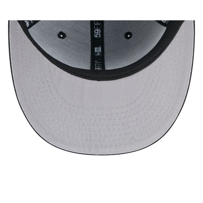 Boston Red Sox Black Faux Wool 59FIFTY Fitted Hat
