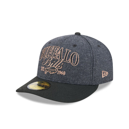 Buffalo Bills Black Faux Wool 59FIFTY Fitted Hat
