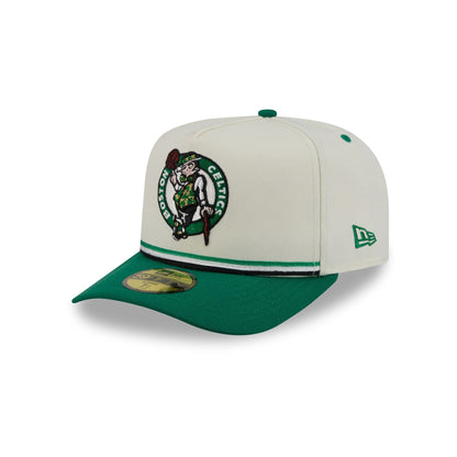 Boston Celtics Vintage Stripe 59FIFTY A-Frame Fitted Hat