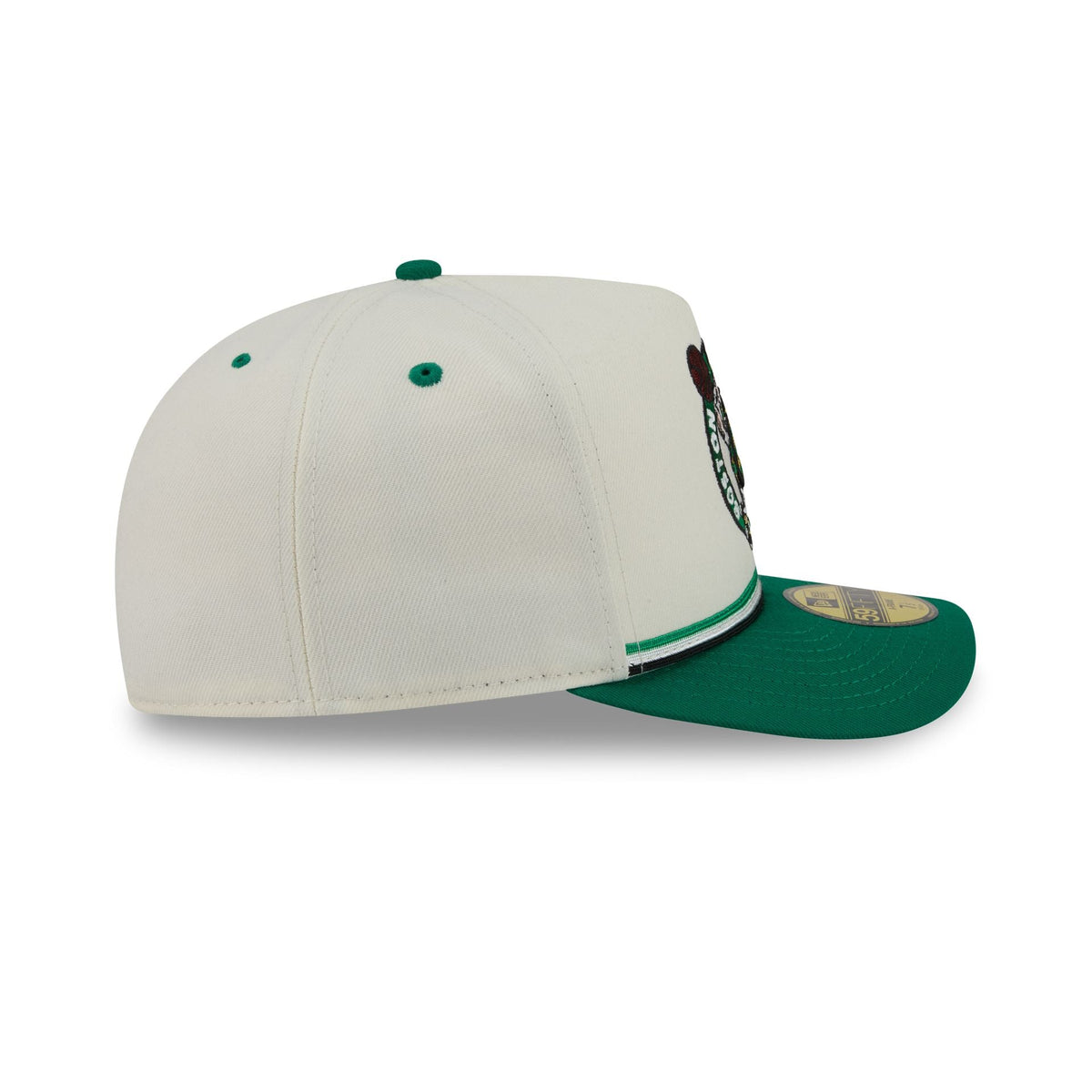 Boston Celtics Vintage Stripe 59FIFTY A-Frame Fitted Hat