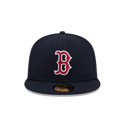 Boston Red Sox Rhinestone Badge 59FIFTY Fitted Hat