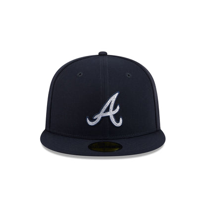 Atlanta Braves Rhinestone Badge 59FIFTY Fitted Hat