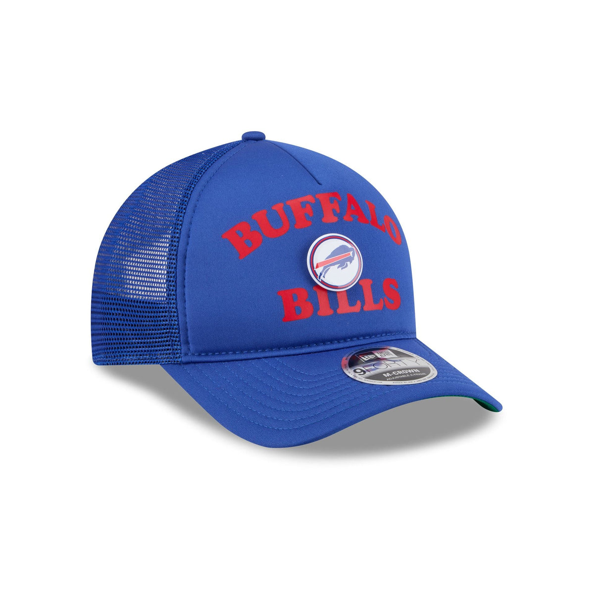 Buffalo Bills Button 9FORTY M-Crown A-Frame Trucker Hat