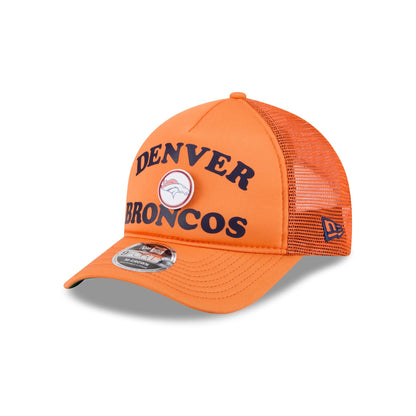 Denver Broncos Button 9FORTY M-Crown A-Frame Trucker Hat