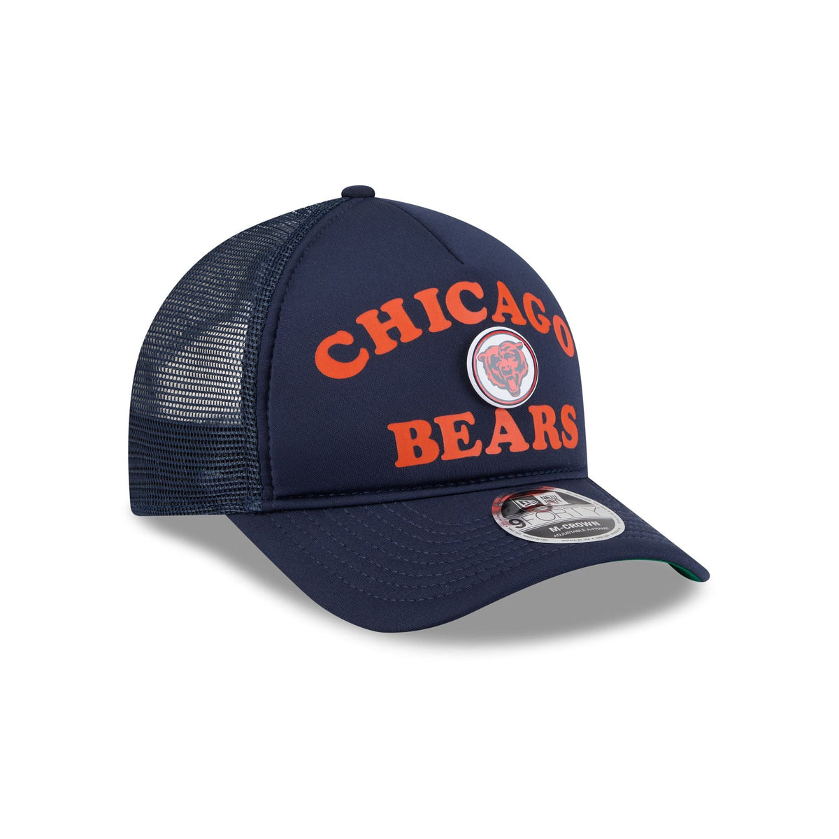 Chicago Bears Button 9FORTY M-Crown A-Frame Trucker Hat