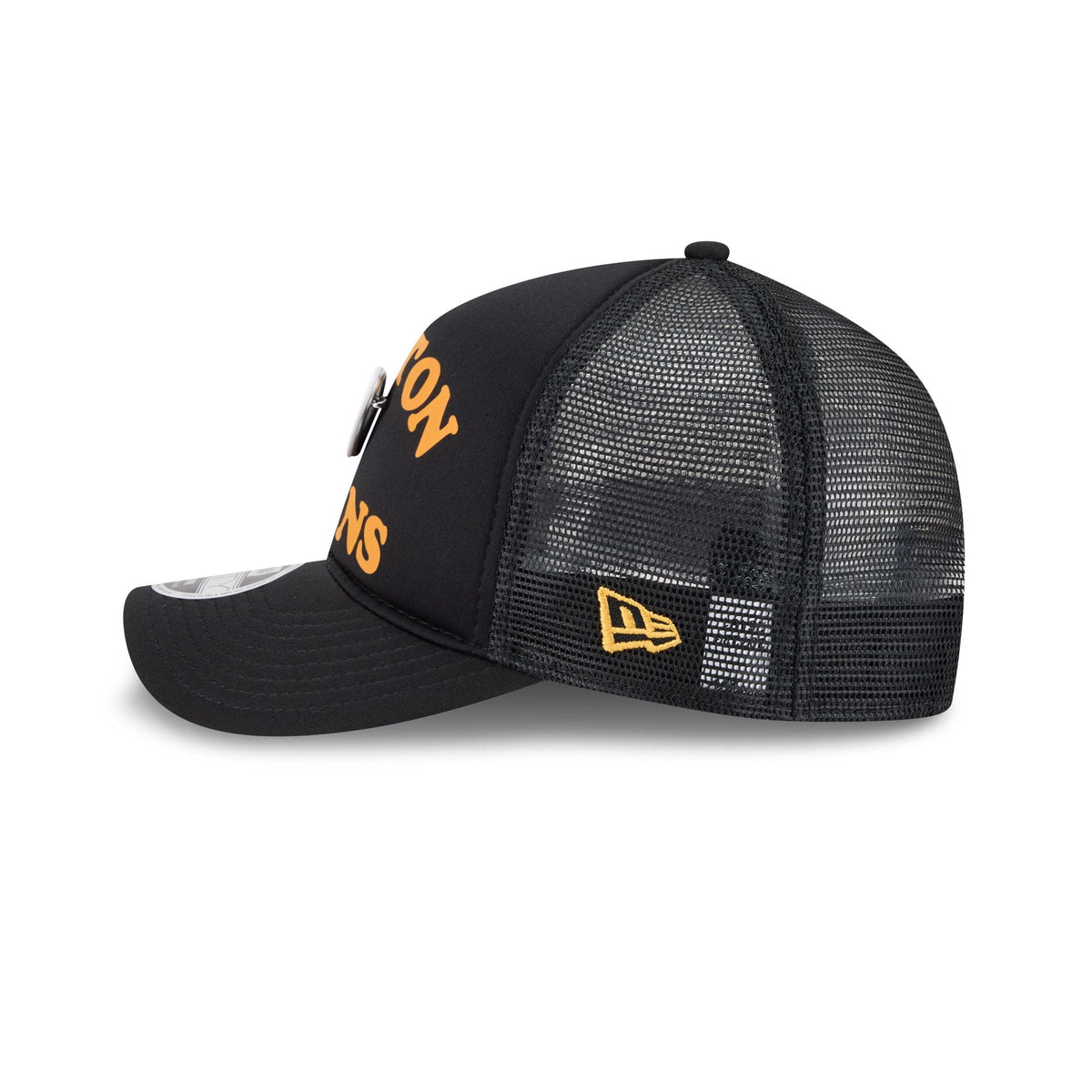 Boston Bruins Button 9FORTY M-Crown A-Frame Trucker Hat