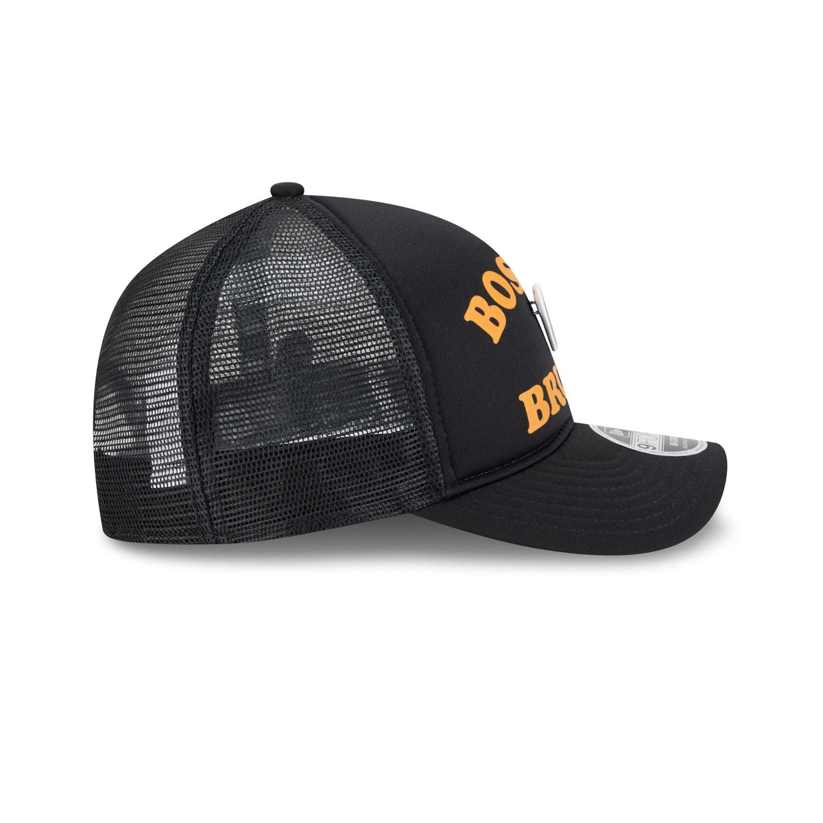 Boston Bruins Button 9FORTY M-Crown A-Frame Trucker Hat
