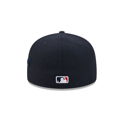 Atlanta Braves Side Script 59FIFTY Fitted Hat