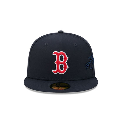 Boston Red Sox Side Script 59FIFTY Fitted Hat