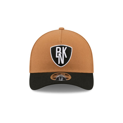 Brooklyn Nets Deceptor Bronze 9FORTY M-Crown A-Frame Snapback Hat