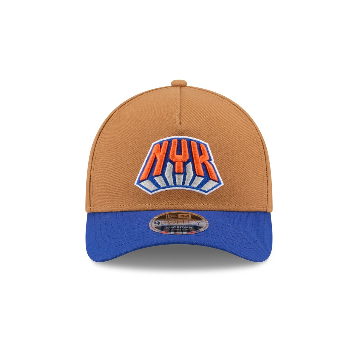 New York Knicks Deceptor Bronze 9FORTY M-Crown A-Frame Snapback Hat