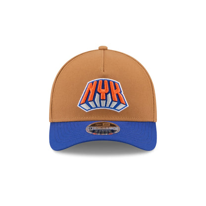 New York Knicks Deceptor Bronze 9FORTY M-Crown A-Frame Snapback Hat