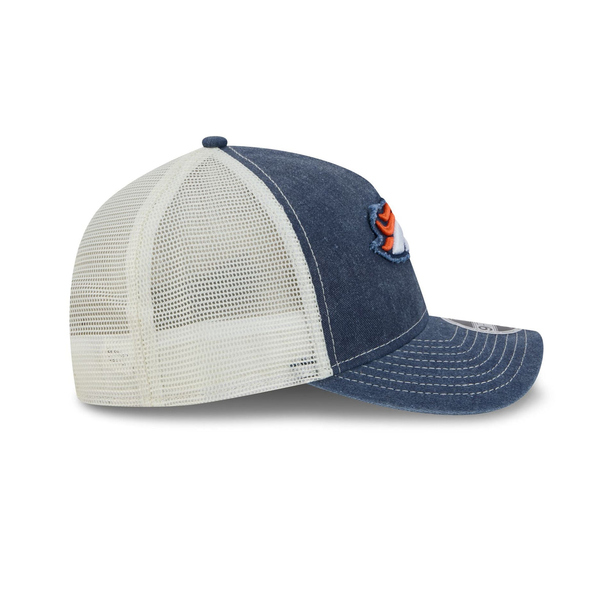 Denver Broncos Frayed Logo 9FORTY M-Crown A-Frame Trucker Hat