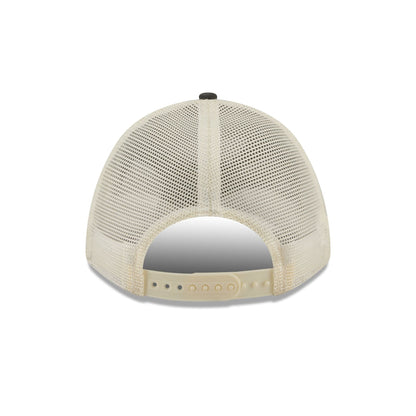 Brooklyn Nets Frayed Logo 9FORTY M-Crown A-Frame Trucker Hat