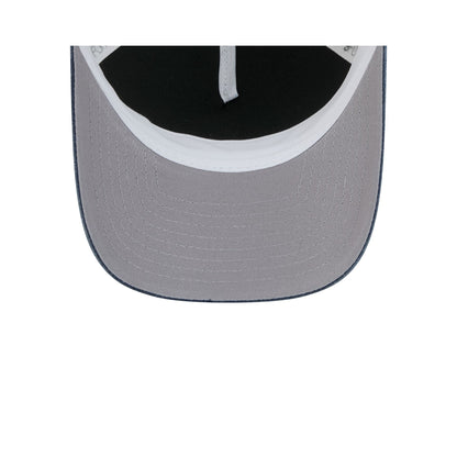 Atlanta Braves Frayed Logo 9FORTY M-Crown A-Frame Trucker Hat