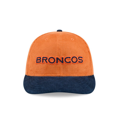 Denver Broncos Two Tone Corduroy 9FIFTY Snapback Hat