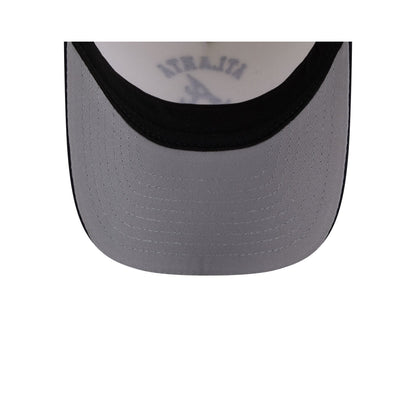 Atlanta Braves Arched Graphic Chrome White 9FORTY M-Crown A-Frame Snapback Hat