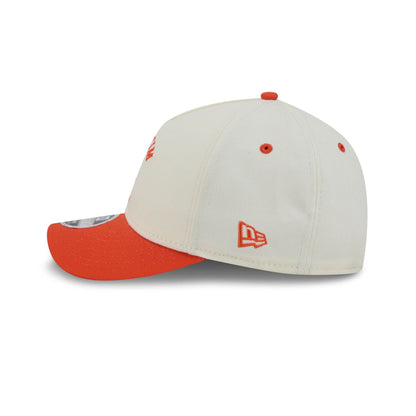 Anaheim Ducks Arched Graphic Chrome White 9FORTY M-Crown A-Frame Snapback Hat