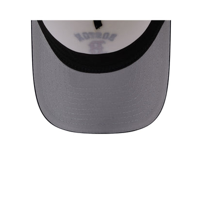 Boston Red Sox Arched Graphic Chrome White 9FORTY M-Crown A-Frame Snapback Hat