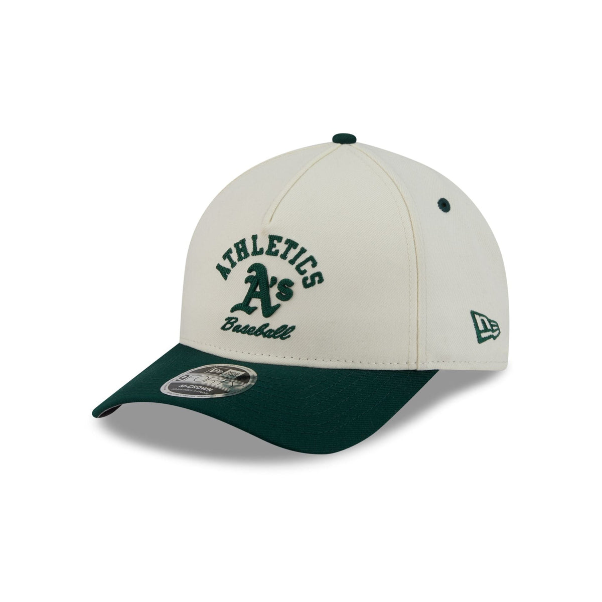 Athletics Arched Graphic Chrome White 9FORTY M-Crown A-Frame Snapback Hat