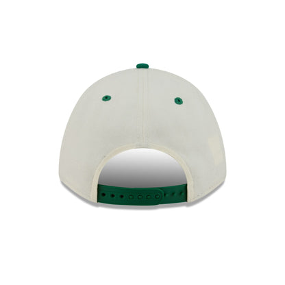 Boston Celtics Arched Graphic Chrome White 9FORTY M-Crown A-Frame Snapback Hat