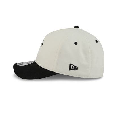 Chicago Bulls Arched Graphic Chrome White 9FORTY M-Crown A-Frame Snapback Hat