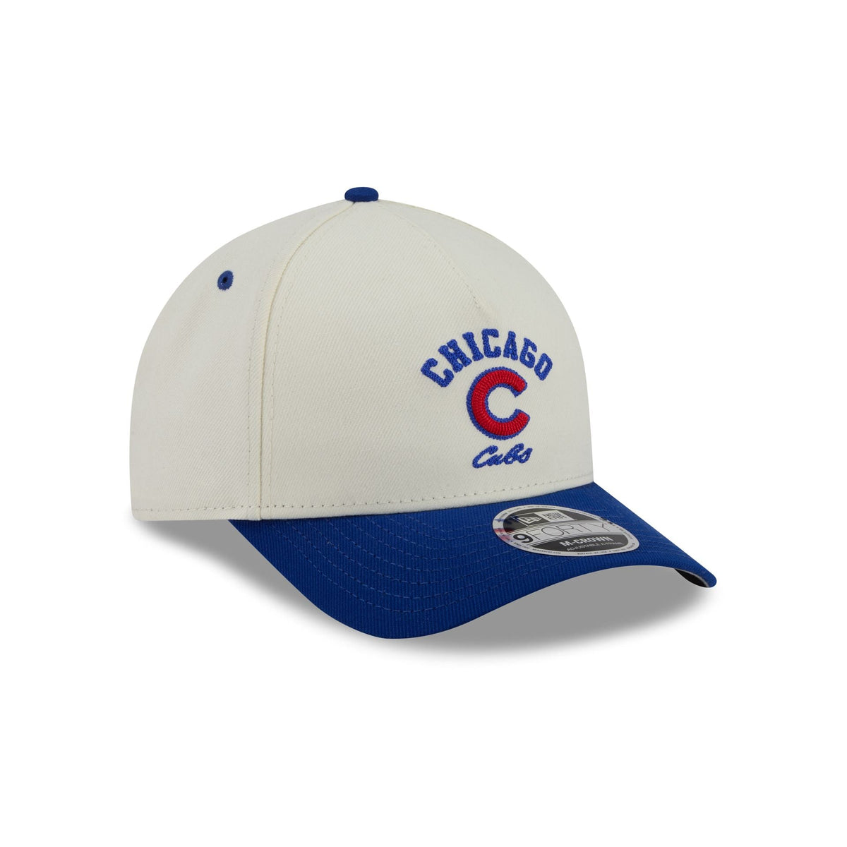 Chicago Cubs Arched Graphic Chrome White 9FORTY M-Crown A-Frame Snapback Hat