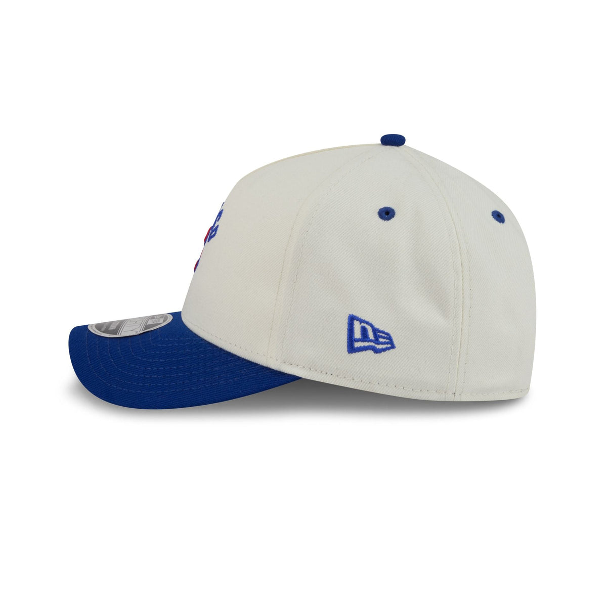 Chicago Cubs Arched Graphic Chrome White 9FORTY M-Crown A-Frame Snapback Hat