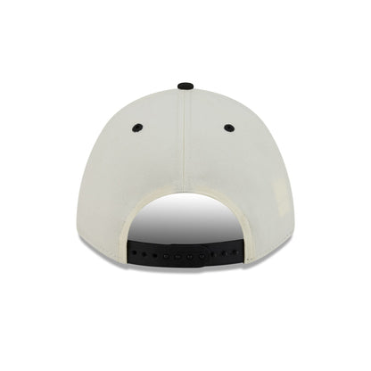 Baltimore Ravens Arched Graphic Chrome White 9FORTY M-Crown A-Frame Snapback Hat