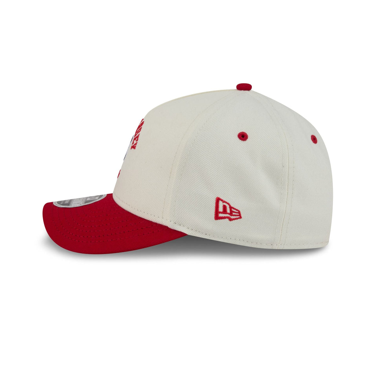New Jersey Devils Arched Graphic Chrome White 9FORTY M-Crown A-Frame Snapback Hat