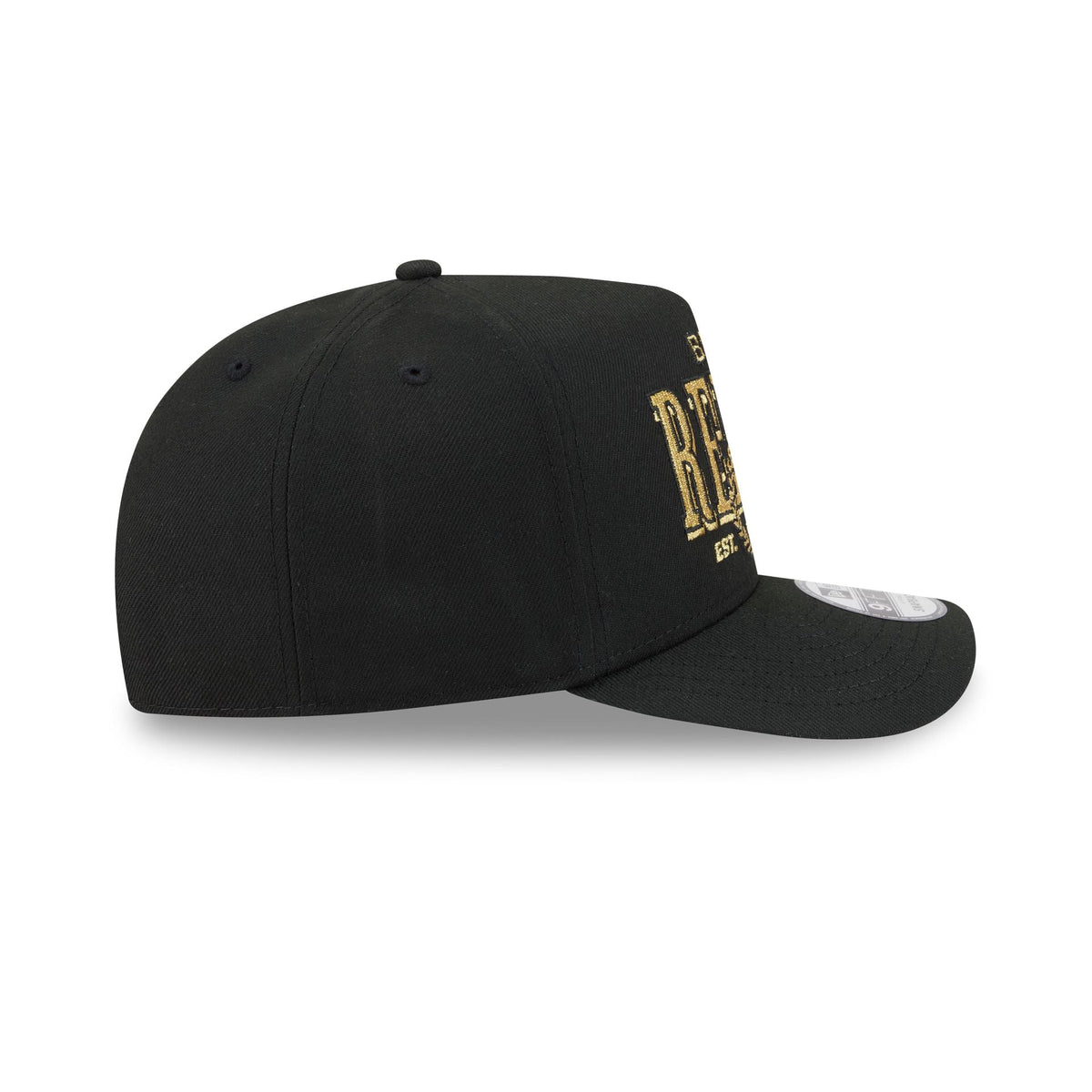 Boston Red Sox Gold Laurel Black 9FIFTY A-Frame Snapback Hat