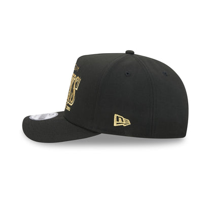 Anaheim Ducks Gold Laurel Black 9FIFTY A-Frame Snapback Hat