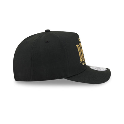 Atlanta Braves Gold Laurel Black 9FIFTY A-Frame Snapback Hat