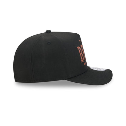 Chicago Bears Gold Laurel Black 9FIFTY A-Frame Snapback Hat