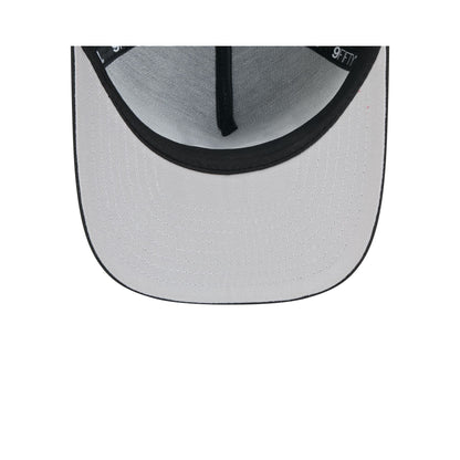 New York Knicks Gold Laurel Black 9FIFTY A-Frame Snapback Hat