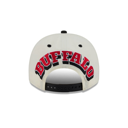 Buffalo Sabres Statement Back Chrome White 9FIFTY A-Frame Snapback Hat