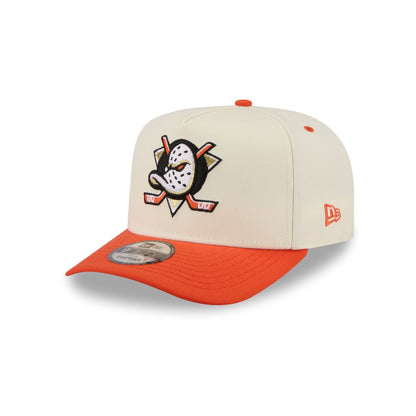 Anaheim Ducks Statement Back Chrome White 9FIFTY A-Frame Snapback Hat