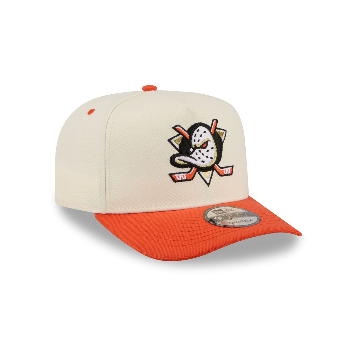 Anaheim Ducks Statement Back Chrome White 9FIFTY A-Frame Snapback Hat