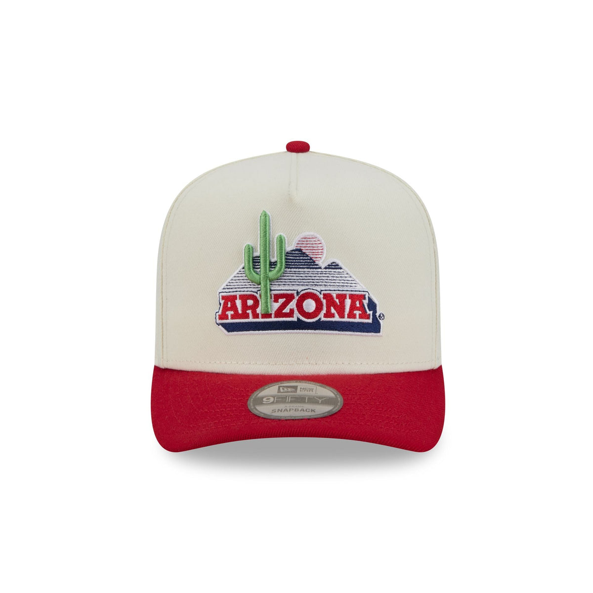 Arizona Wildcats Statement Back Chrome White 9FIFTY A-Frame Snapback Hat