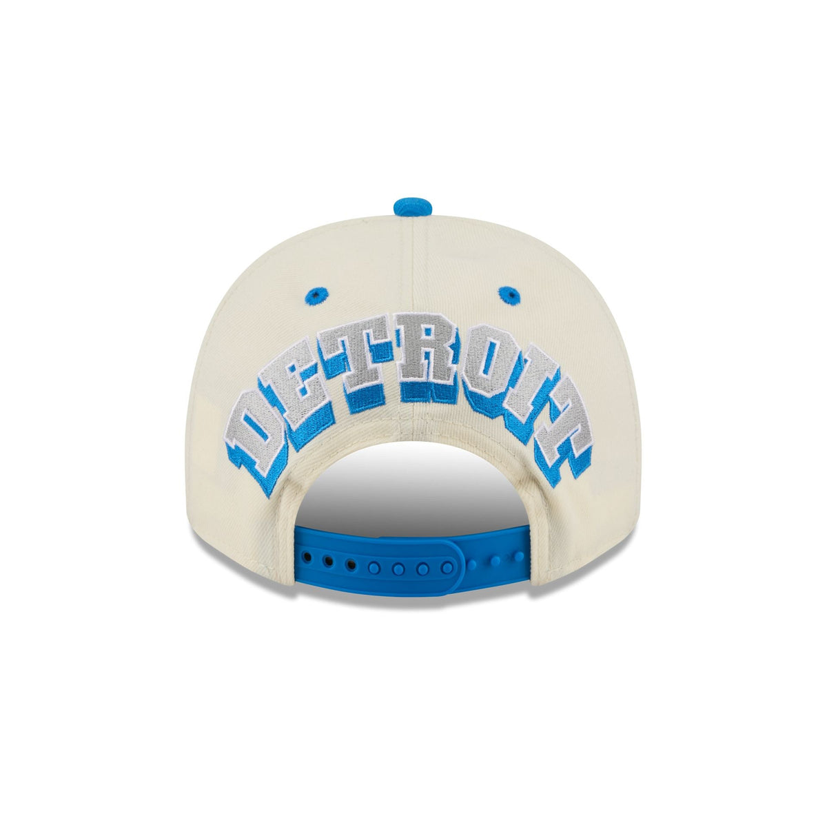 Detroit Lions Statement Back Chrome White 9FIFTY A-Frame Snapback Hat