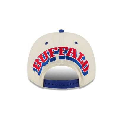 Buffalo Bills Statement Back Chrome White 9FIFTY A-Frame Snapback Hat