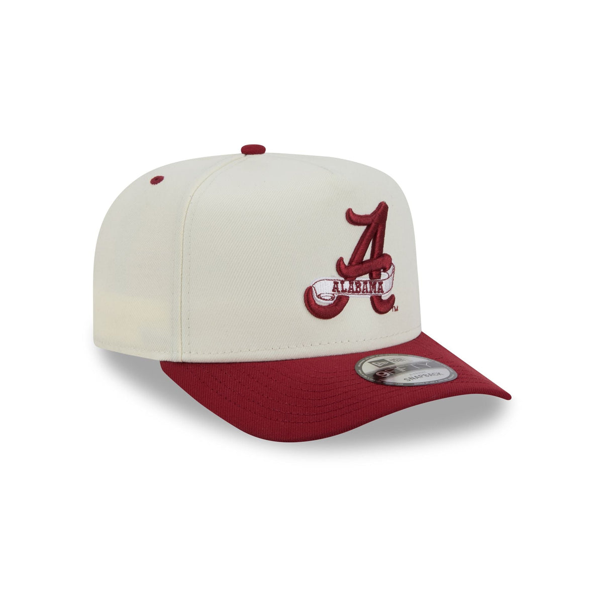 Alabama Crimson Tide Statement Back Chrome White 9FIFTY A-Frame Snapback Hat