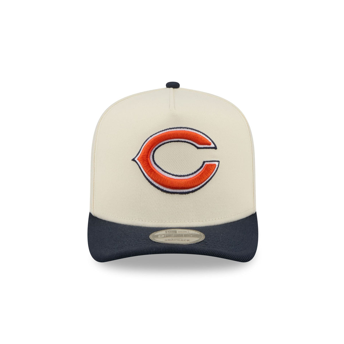 Chicago Bears Statement Back Chrome White 9FIFTY A-Frame Snapback Hat