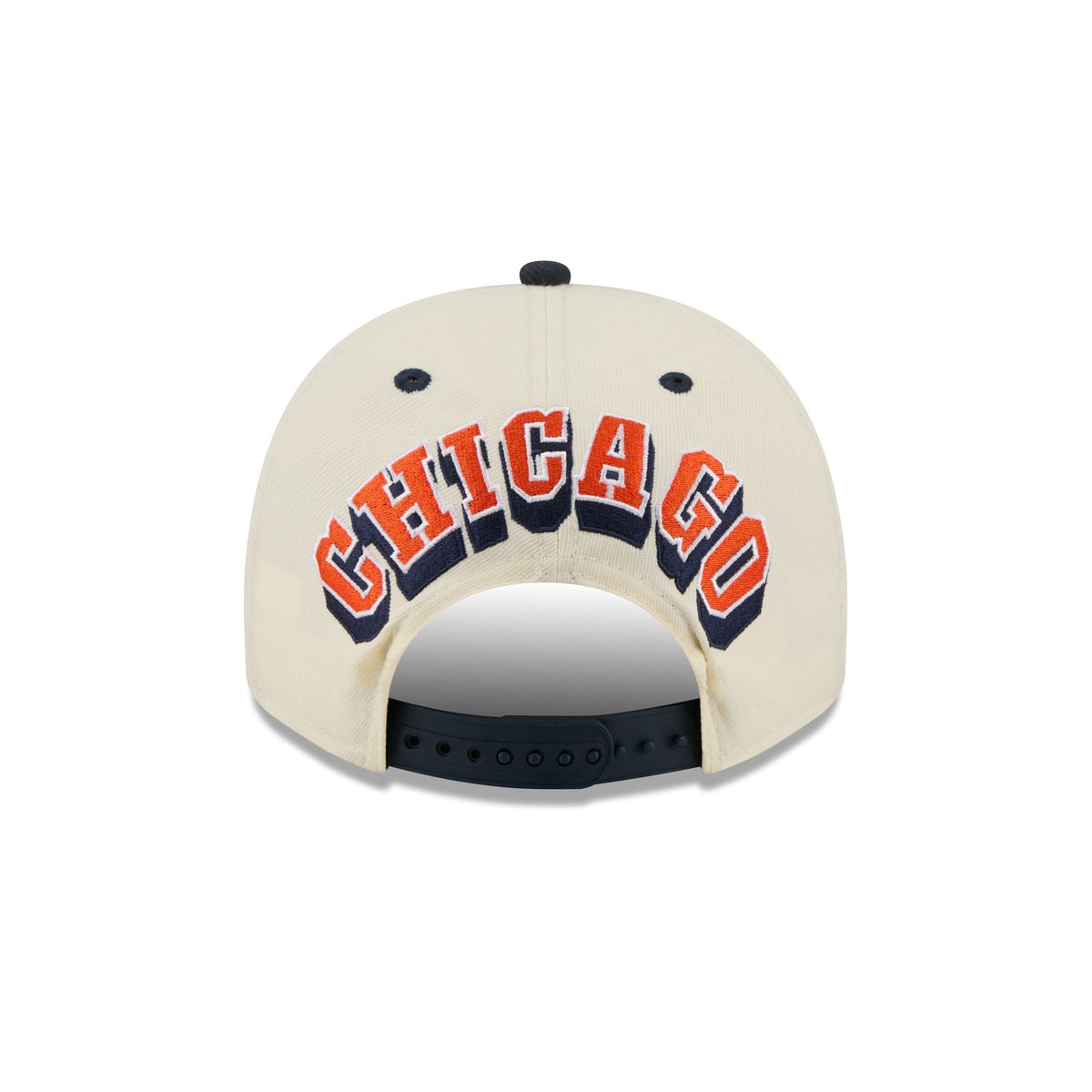 Chicago Bears Statement Back Chrome White 9FIFTY A-Frame Snapback Hat