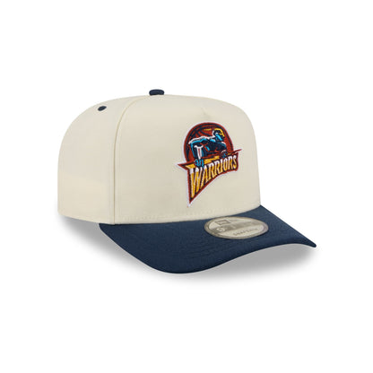 Golden State Warriors Statement Back Chrome White 9FIFTY A-Frame Snapback Hat