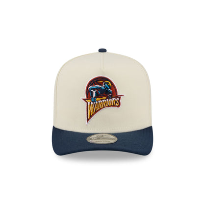 Golden State Warriors Statement Back Chrome White 9FIFTY A-Frame Snapback Hat