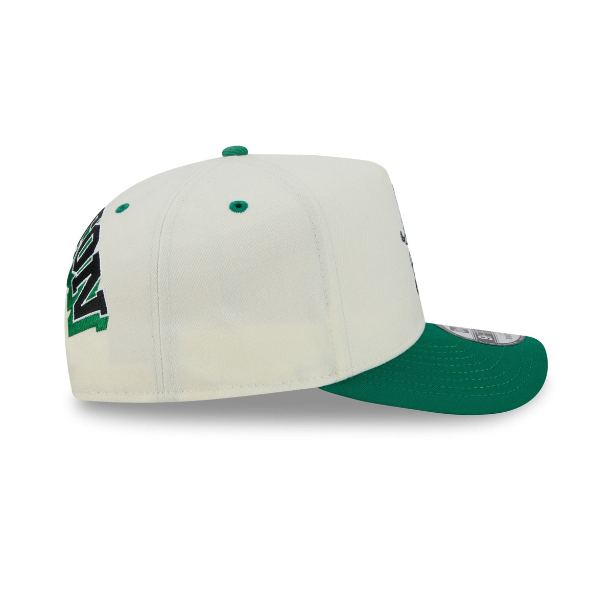 Boston Celtics Statement Back Chrome White 9FIFTY A-Frame Snapback Hat